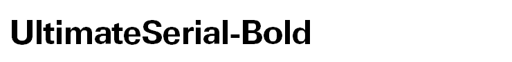 UltimateSerial-Bold