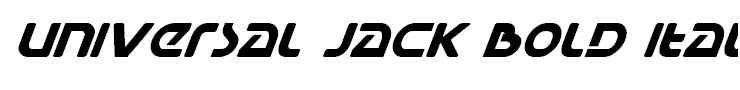 Universal Jack Bold Italic