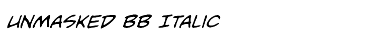 Unmasked BB Italic