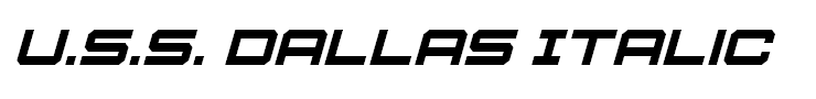 U.S.S. Dallas Italic