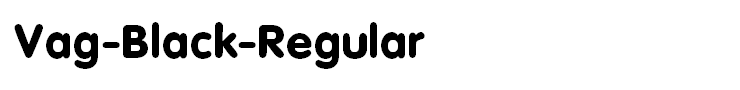 Vag-Black-Regular
