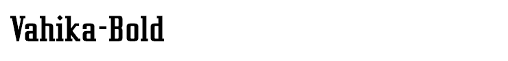 Vahika-Bold