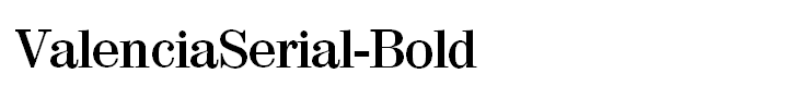 ValenciaSerial-Bold