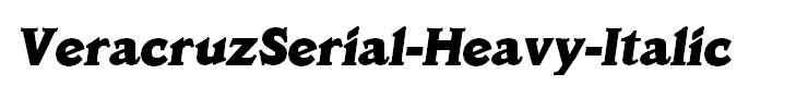 VeracruzSerial-Heavy-Italic