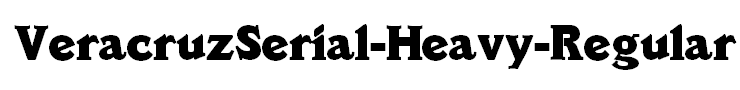 VeracruzSerial-Heavy-Regular