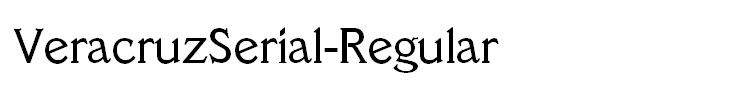 VeracruzSerial-Regular