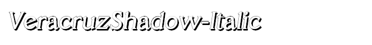 VeracruzShadow-Italic
