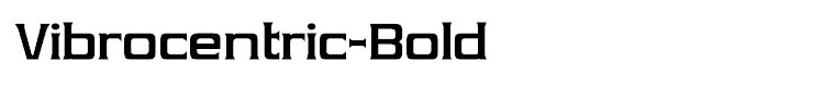 Vibrocentric-Bold