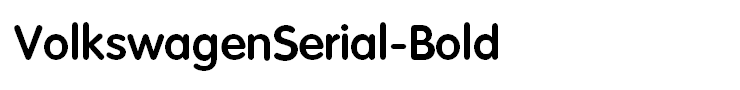 VolkswagenSerial-Bold
