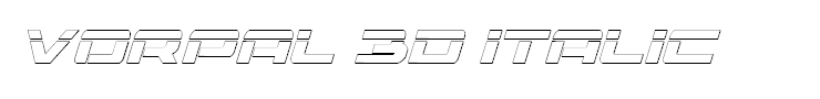 Vorpal 3D Italic