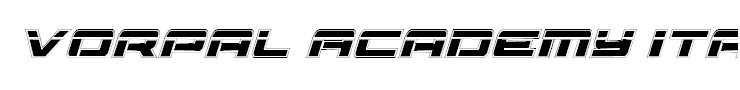 Vorpal Academy Italic