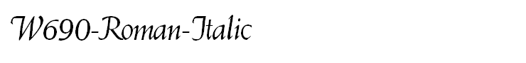 W690-Roman-Italic