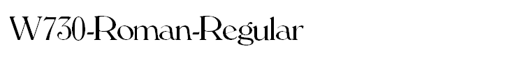 W730-Roman-Regular