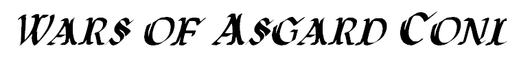 Wars of Asgard Condensed Italic