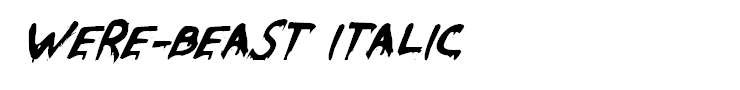 Were-Beast Italic