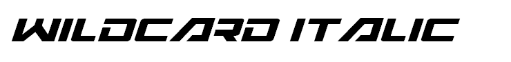 Wildcard Italic