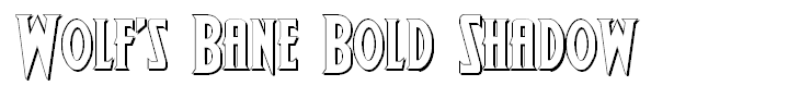Wolf's Bane Bold Shadow