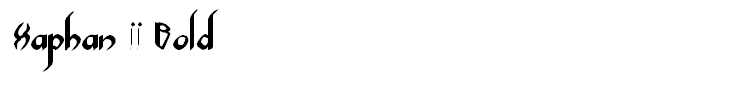 Xaphan II Bold