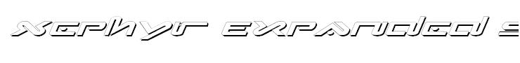 Xephyr Expanded Shadow Italic