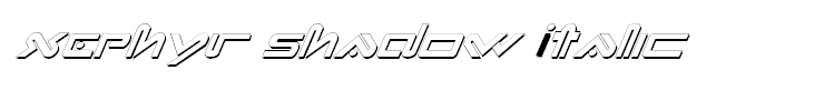 Xephyr Shadow Italic