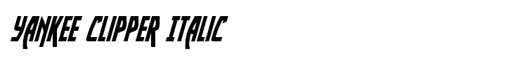 Yankee Clipper Italic