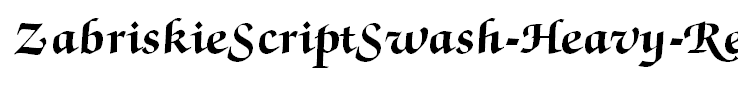 ZabriskieScriptSwash-Heavy-Regular