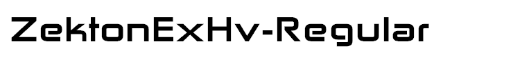 ZektonExHv-Regular