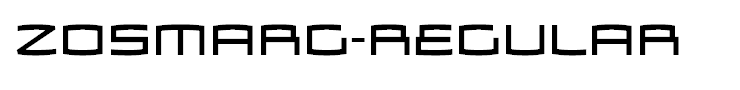 ZosmaRg-Regular